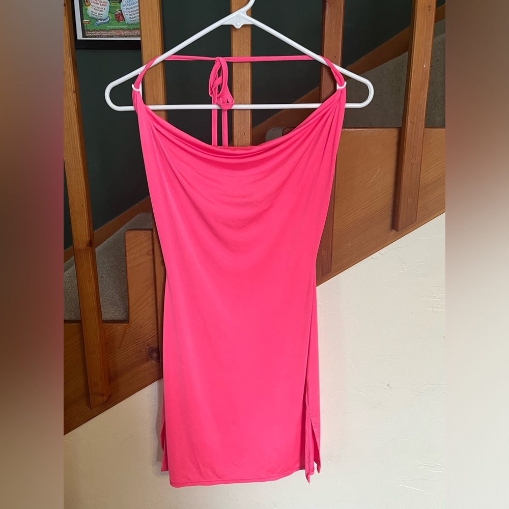 PrettyLittleThing Pink Mini Dress